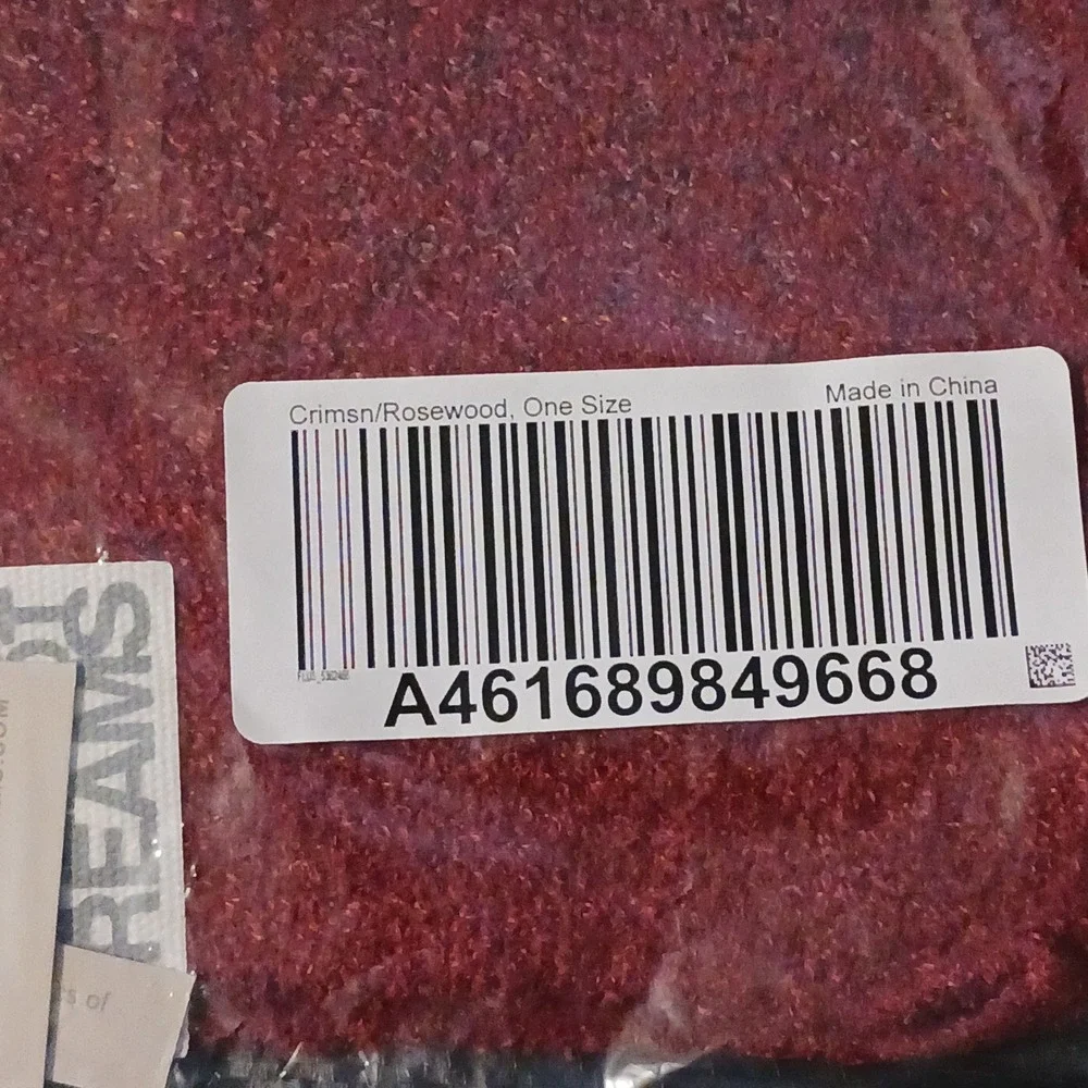NWT Barefoot Dreams CozyChic Lite Confetti Beanie‎ Crimson Rosewood One Size